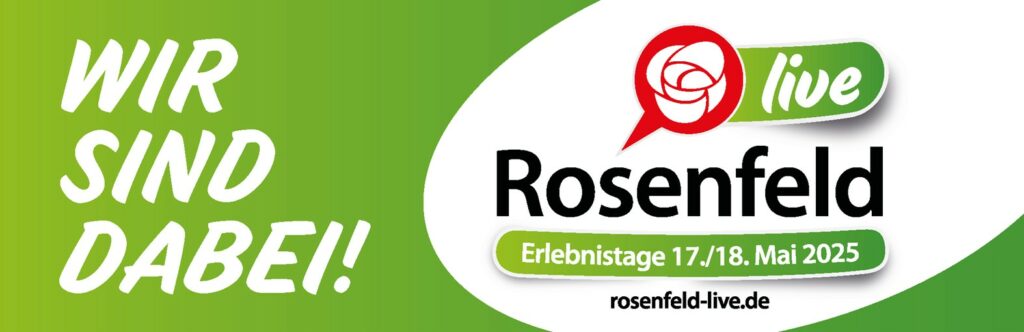 Wir sind dabei - Rosenfeld Live 2025