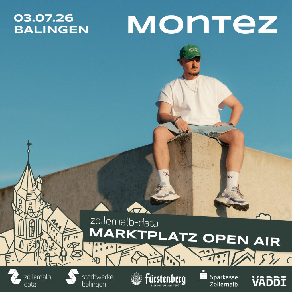 Montez gibt am 03.07. sein Konzert in Balingen.